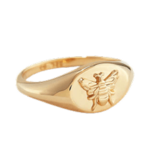 SIGNET BLUE TOPAZ BLUE TOPAZ SIGNET