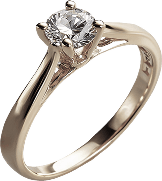 Competitor's mass-produced silver ring